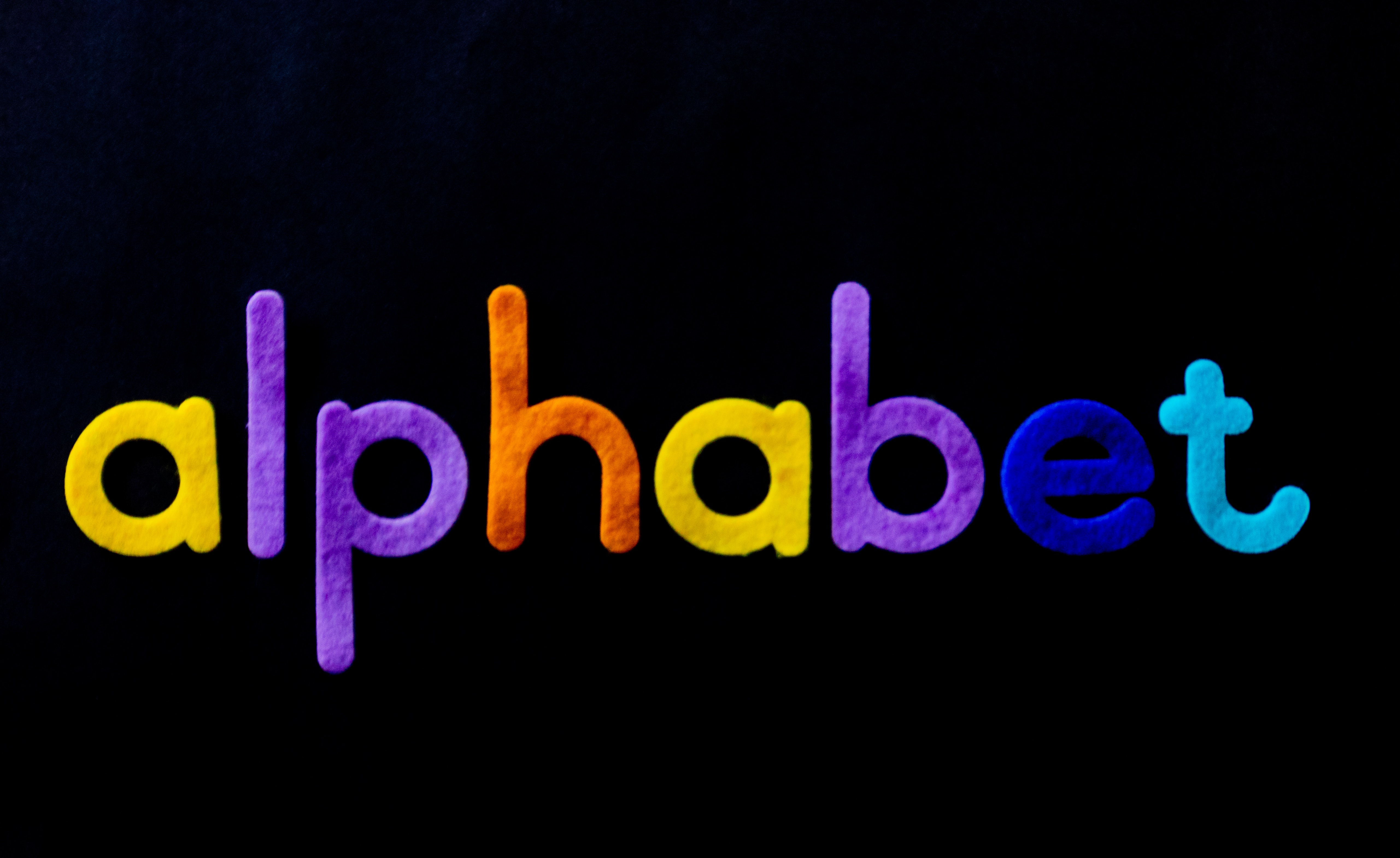 colorful alphabet